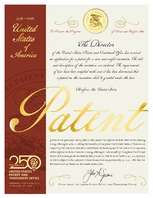 装备中心成果取得美国发明专利授权